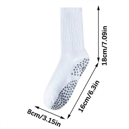 Non-Slip Mid-Calf Yoga Socks